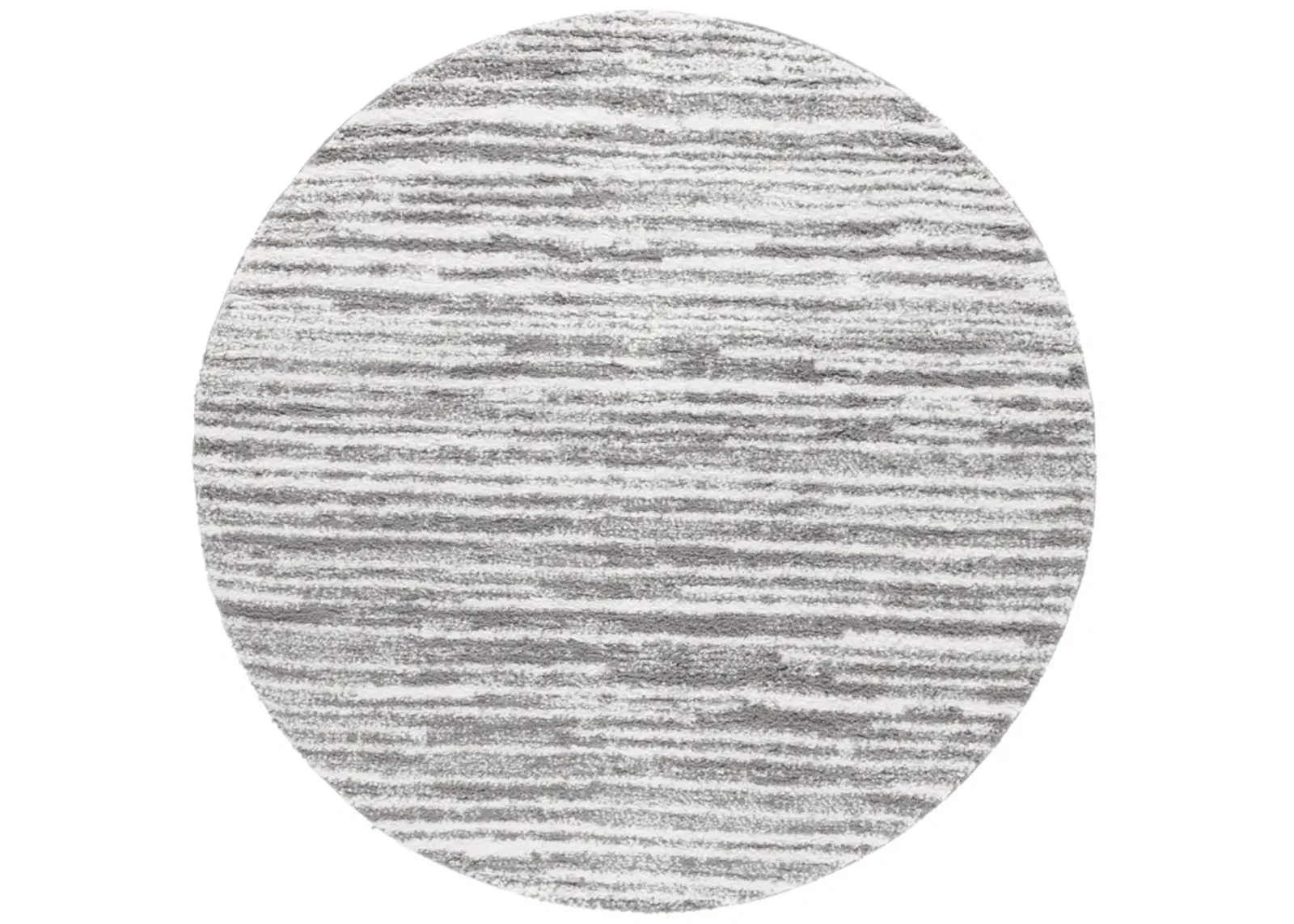 RUMI SHAG 110 DARK GREY  6'-7' x 6'-7' Round Round Rug