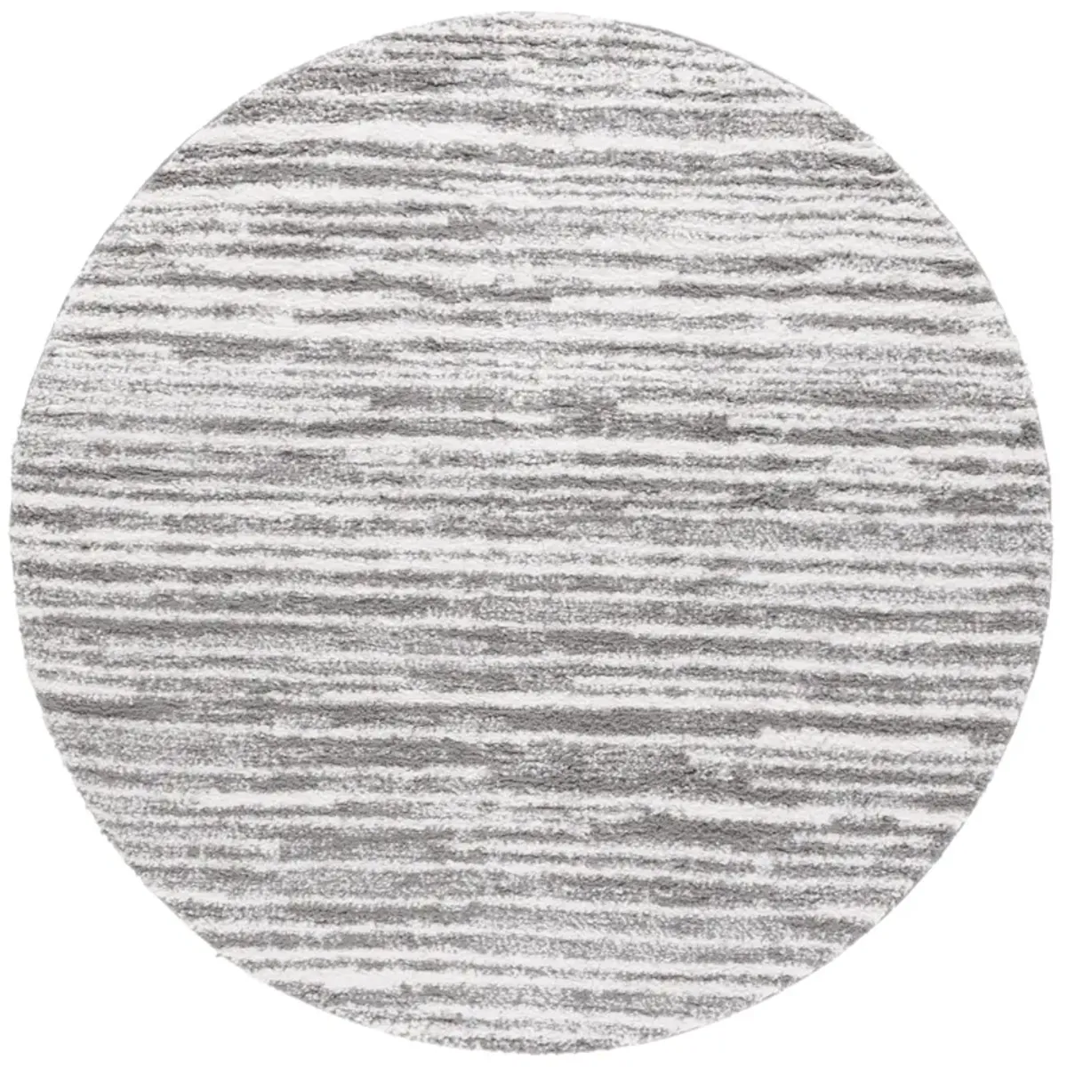 RUMI SHAG 110 DARK GREY  6'-7' x 6'-7' Round Round Rug