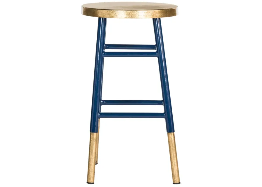 EMERY DIPPED GOLD LEAF COUNTER STOOL