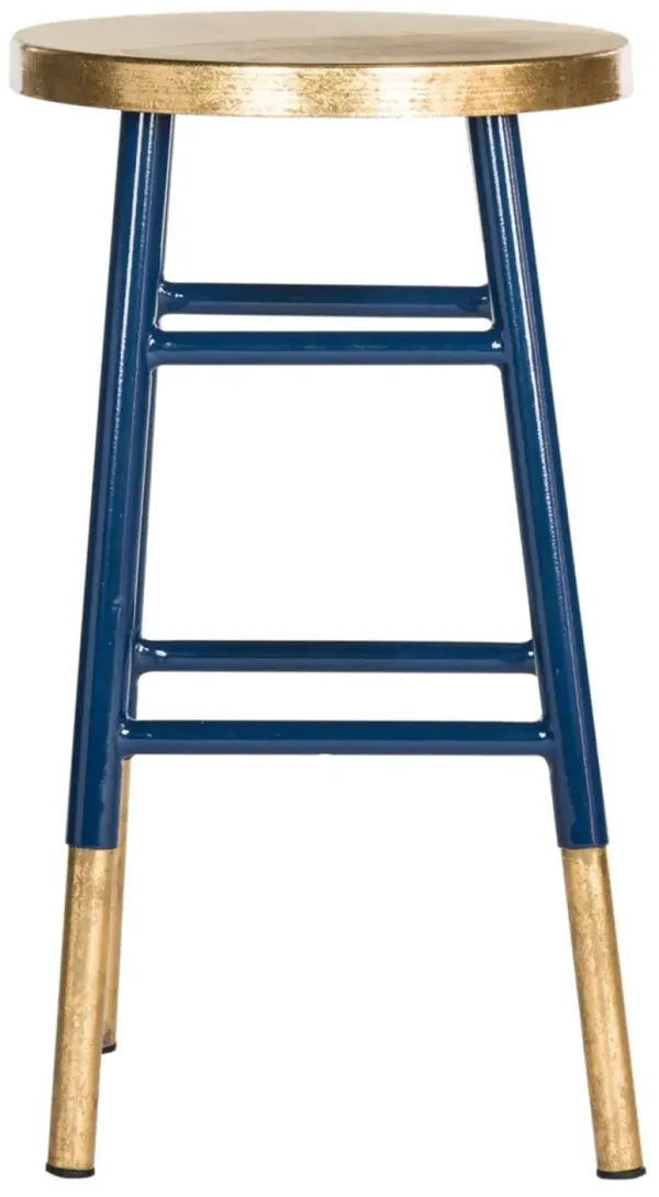 EMERY DIPPED GOLD LEAF COUNTER STOOL