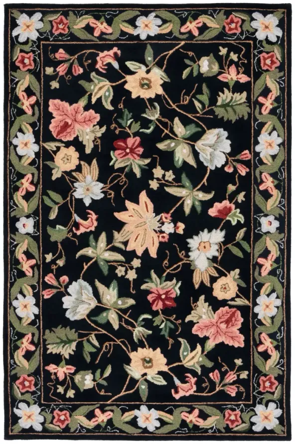 HK311 BLACK 2' x 3' Accent Rug