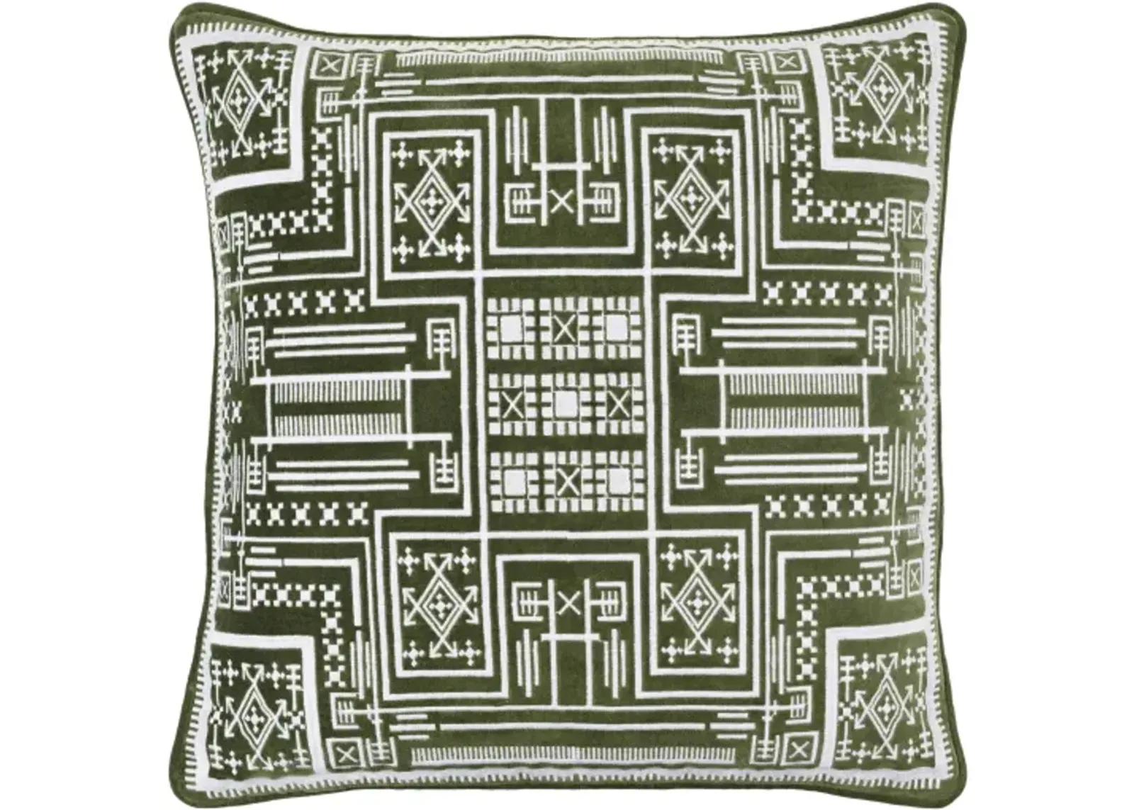 Camaxtli CAX-001 18"L x 18"W Accent Pillow