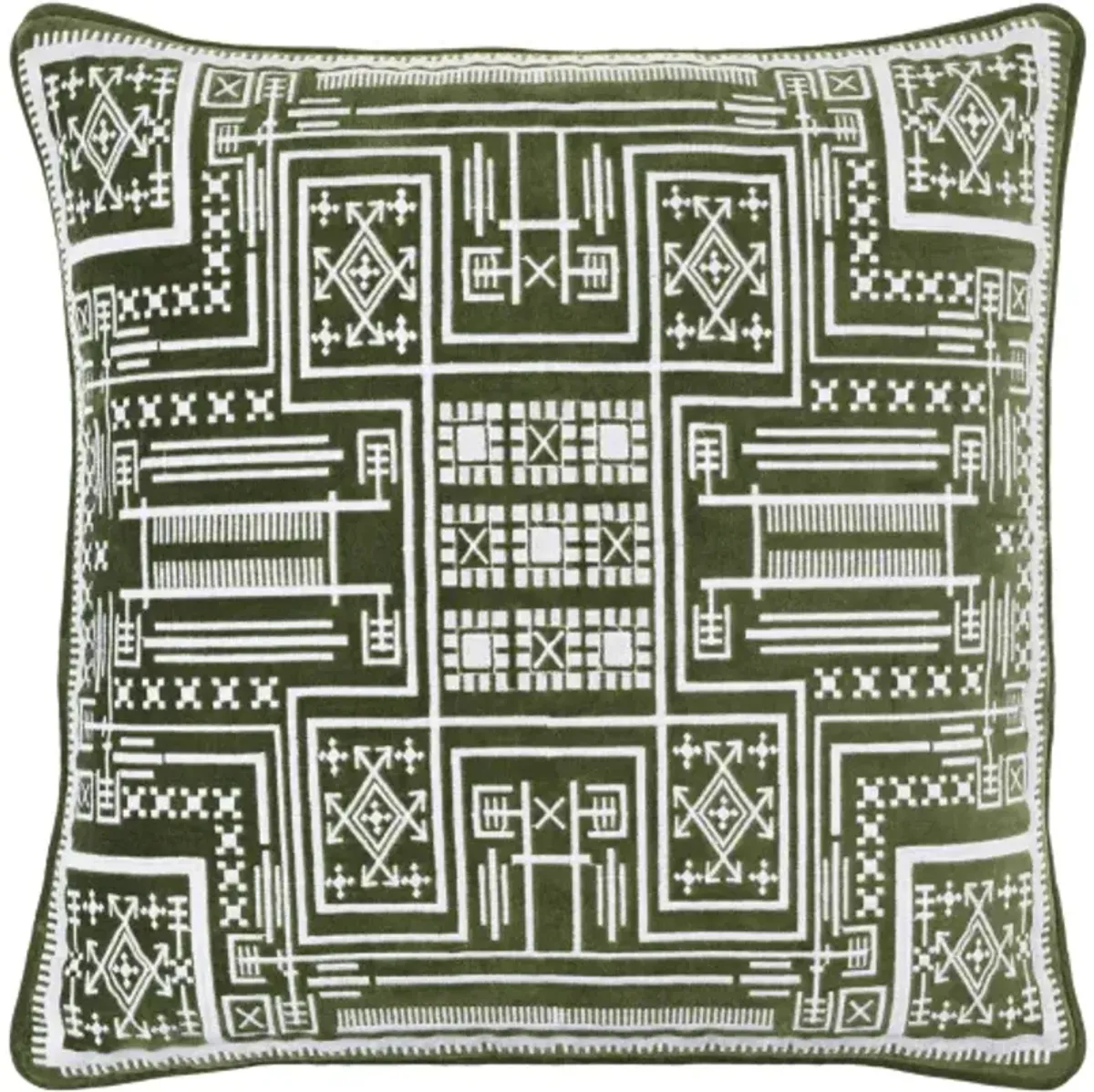 Camaxtli CAX-001 18"L x 18"W Accent Pillow