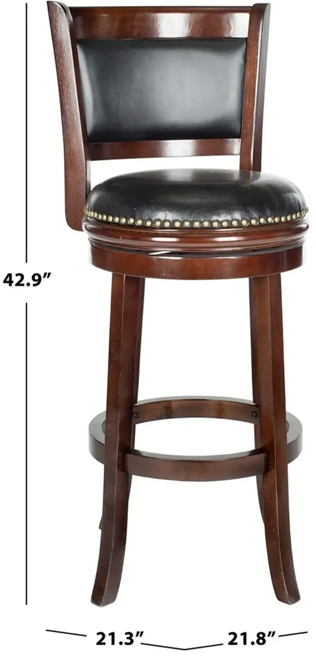 BROCKWAY SWIVEL BAR STOOL