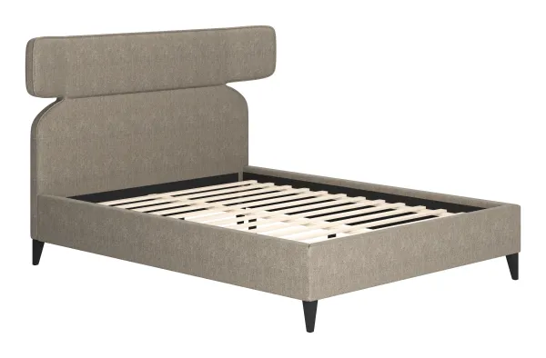 Dusa Queen Bed Olive Brown