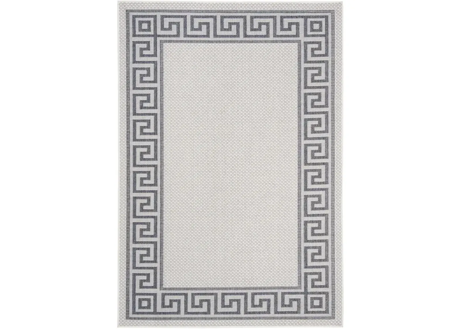 Safavieh BERMUDA 800 Collection BMU820A-4 Ivory / Blue 4' X 6'