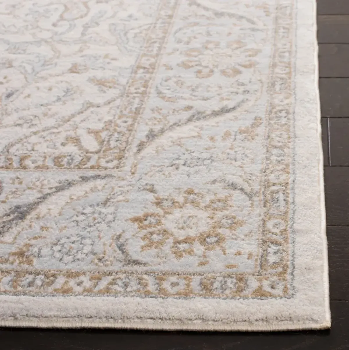 ISABELLA 912 CREAM  2'-2' x 19' Runner Rug