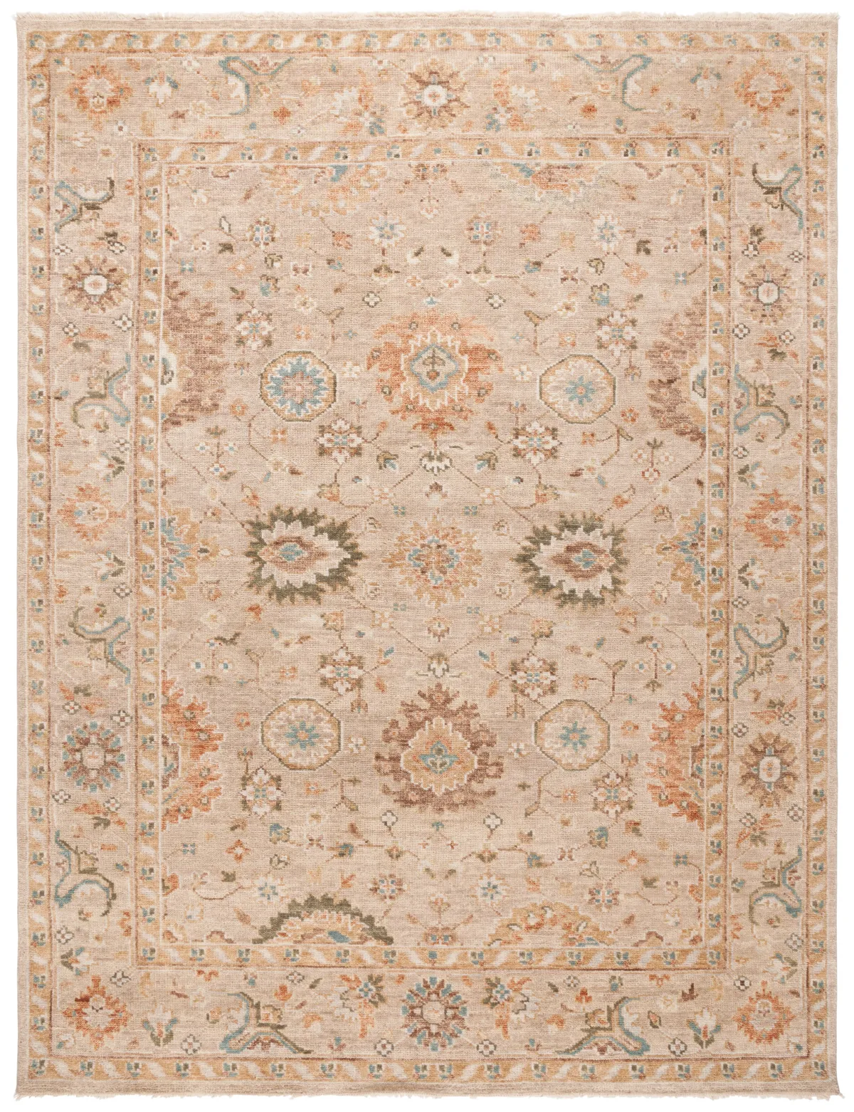 SAMARKAND Hand Knotted 10' x 14' area rug