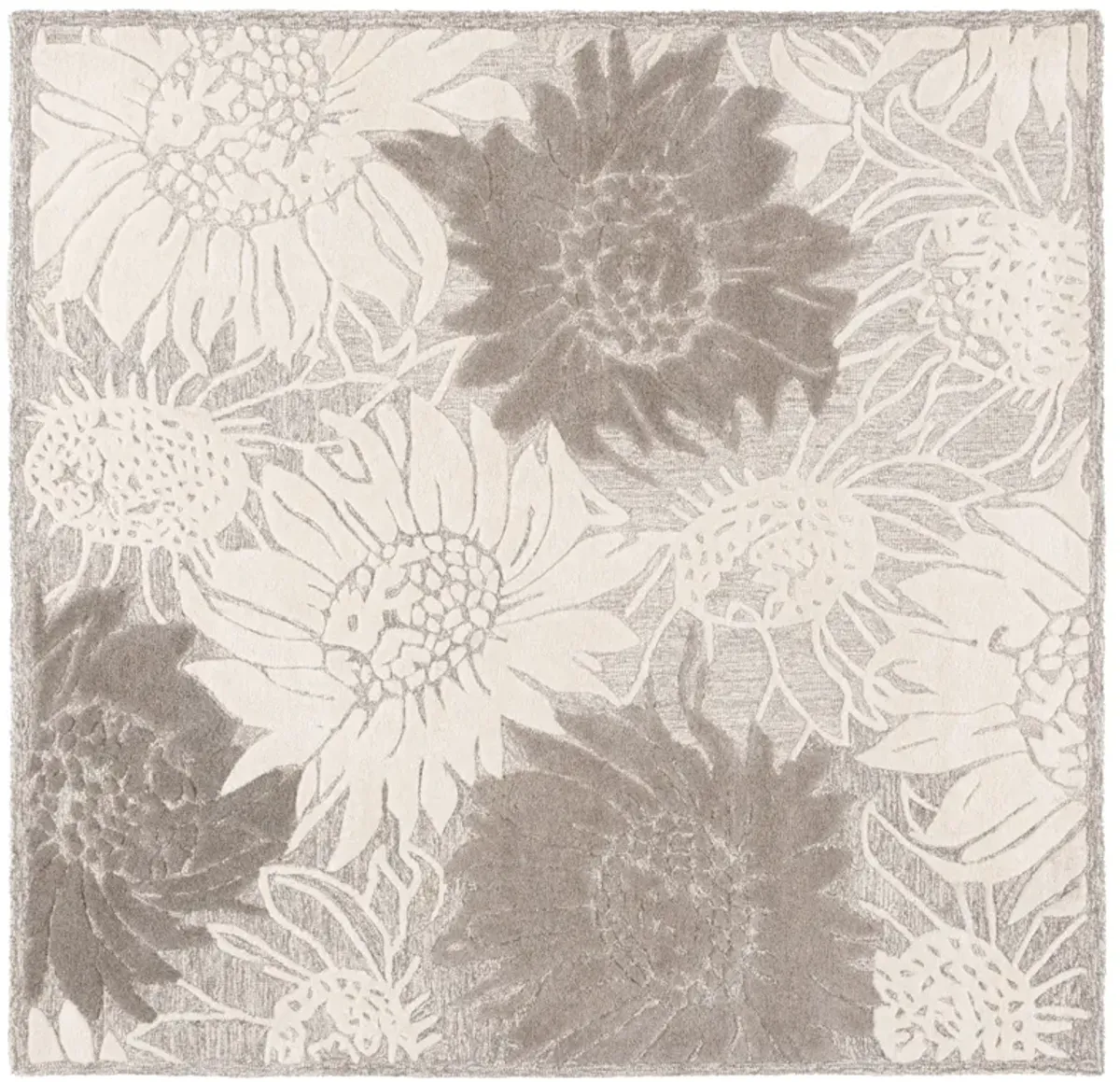 JARDIN Hand Tufted 6' x 6' Square area rug