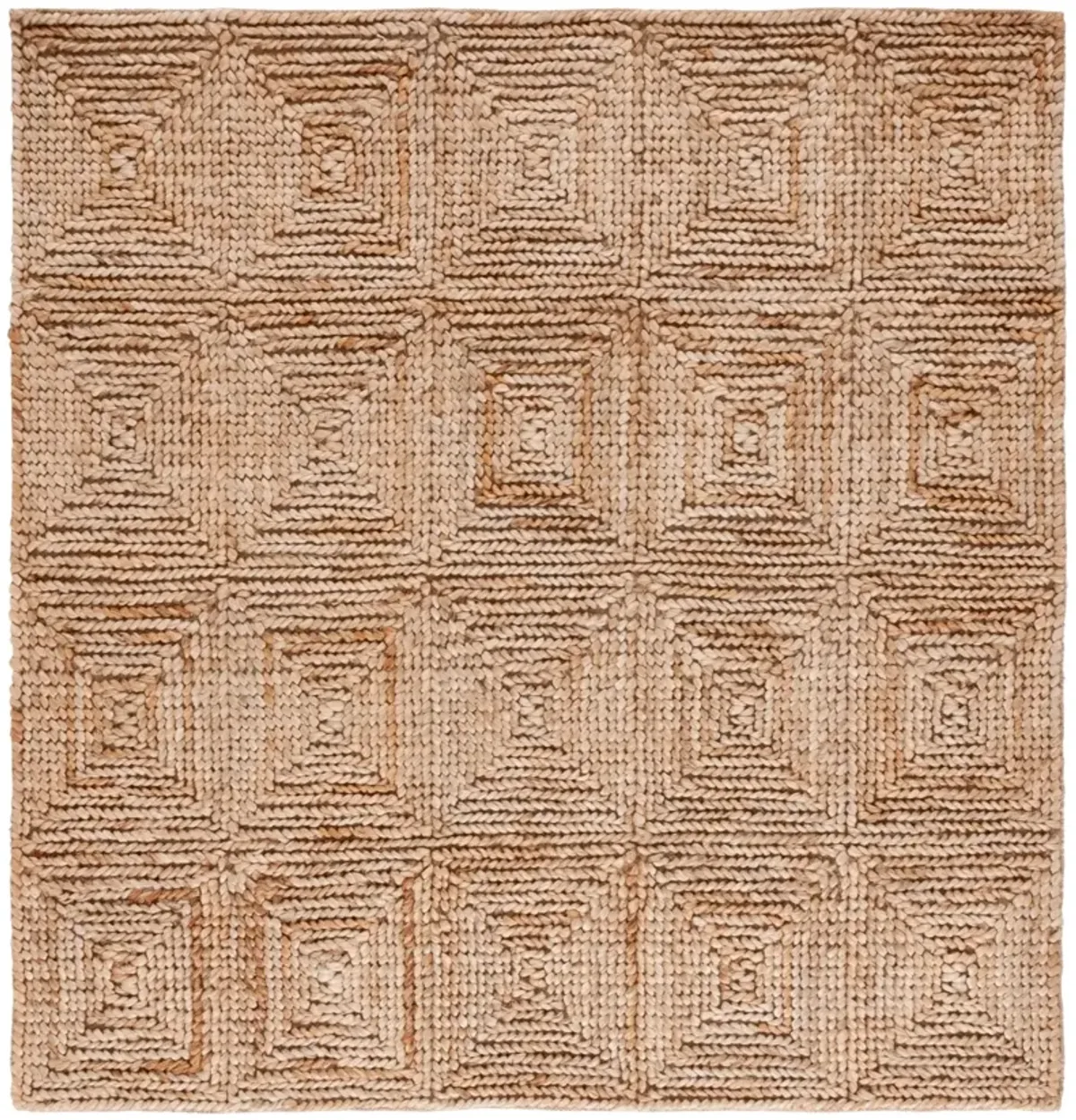 NATURAL FIBER 517 NATURAL 6' x 6' Square Square Rug