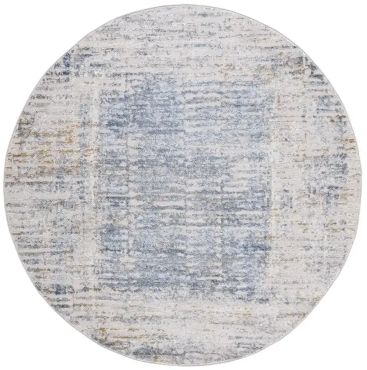 PALMA 344 Blue 6'-7' X 6'-7' Round Round Rug