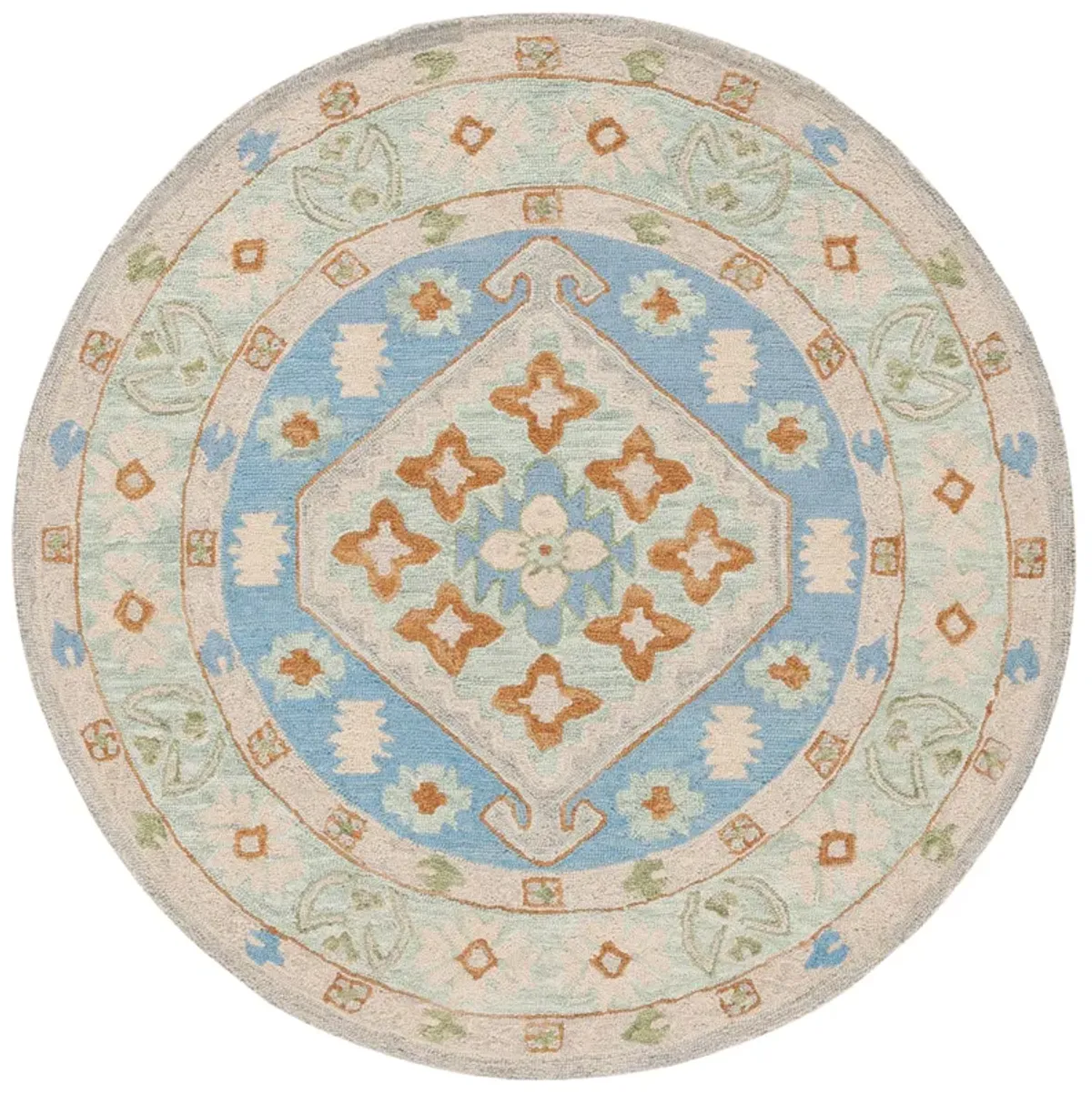 HERITAGE Hand Tufted 6' x 6' Round area rug