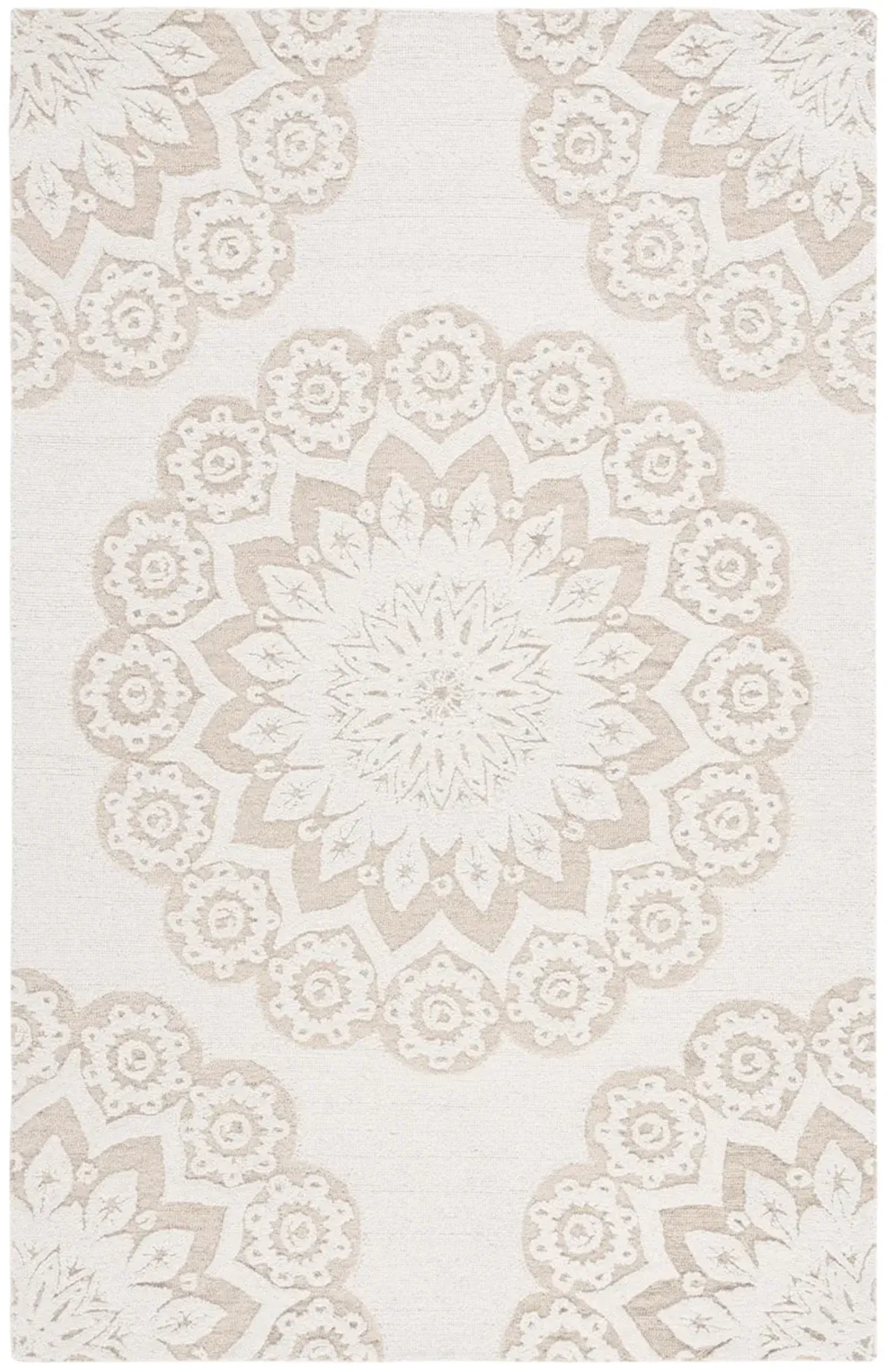 BLOSSOM Hand Tufted 4' x 6' area rug