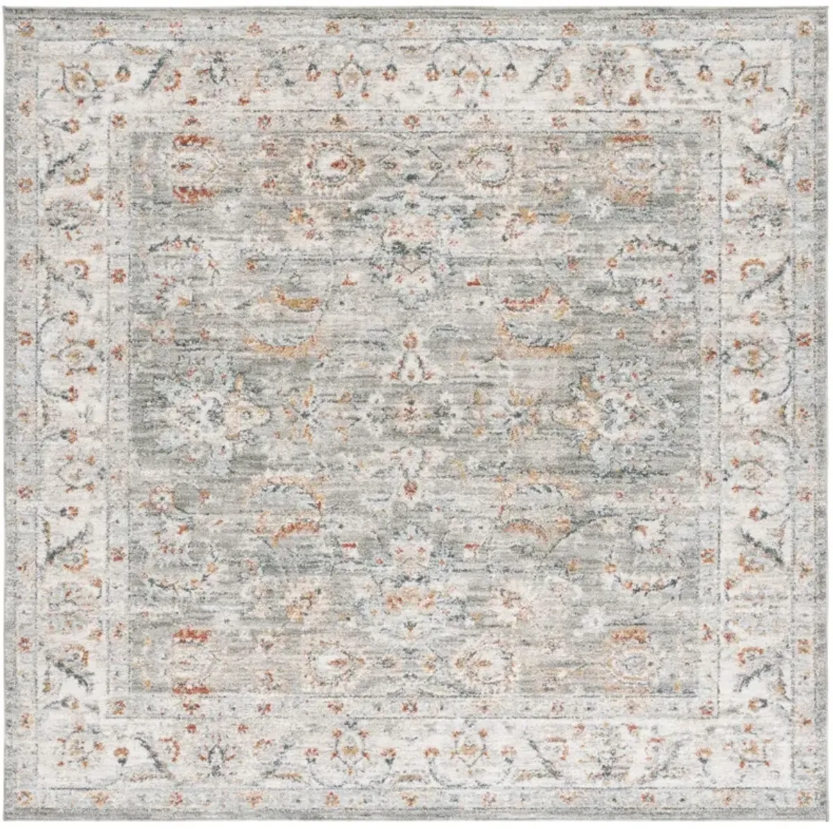 AVALON 220 GREY  6'-7' X 6'-7' Square Square Rug