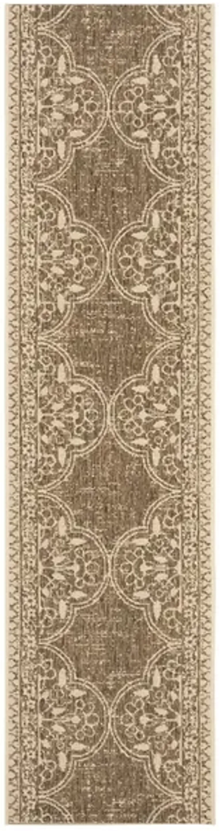 BEACH HOUSE Collection BHS174A-28 Cream / Beige 2'-2" X 8'