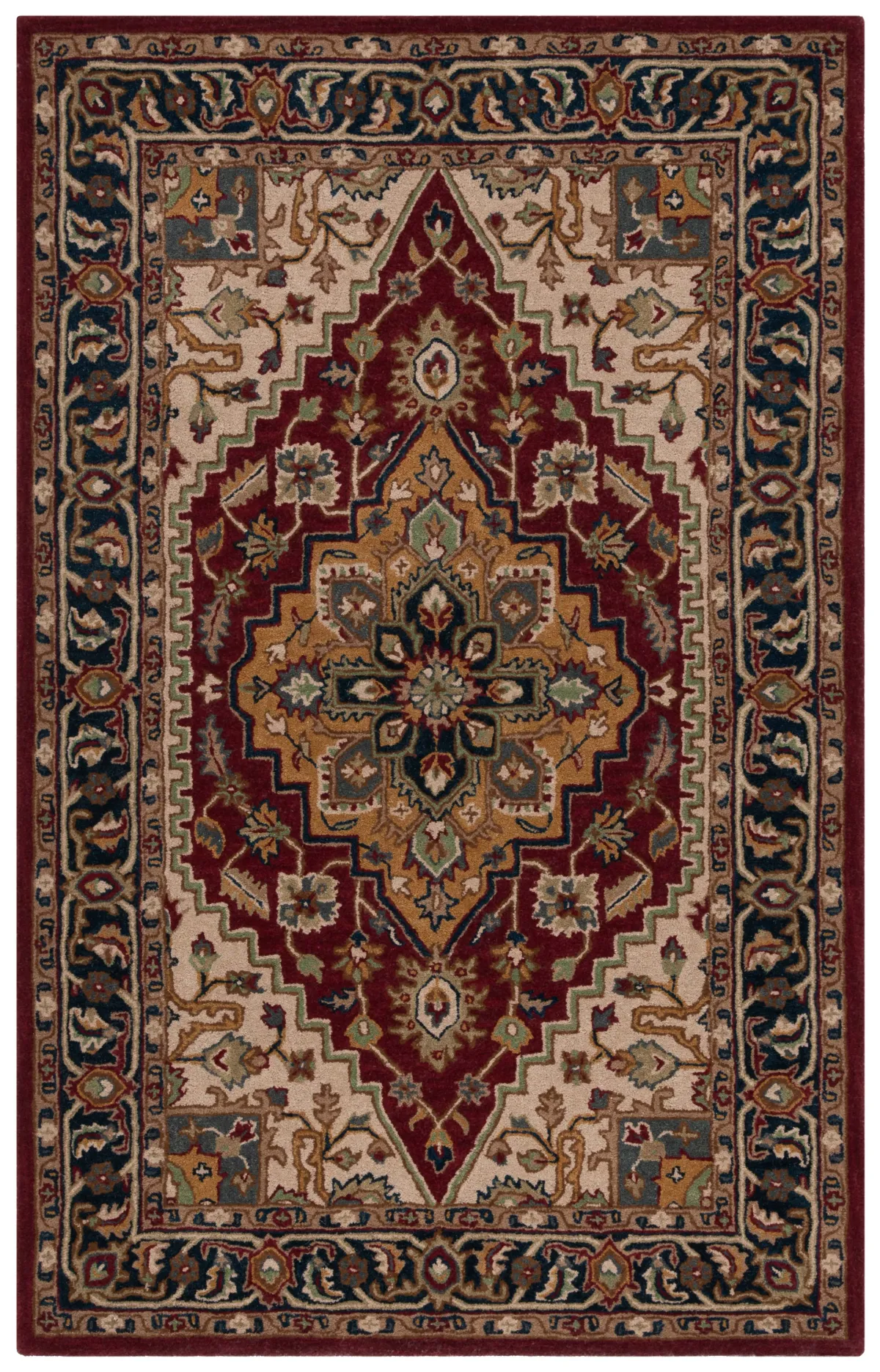 HERITAGE Hand Tufted 6' x 9' area rug