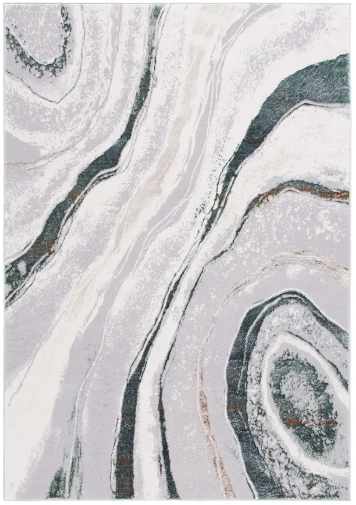 ALENIA 103 Grey 8' X 10' Large Rectangle Rug