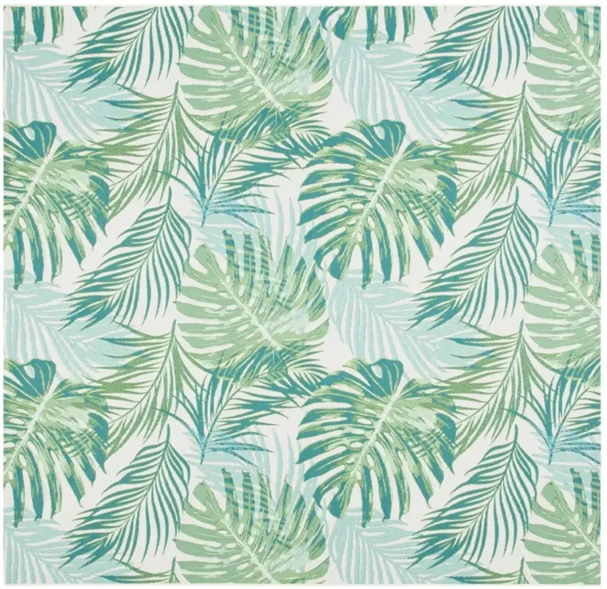 BARBADOS 592 Green 6'-6' x 6'-6'Square Square Rug