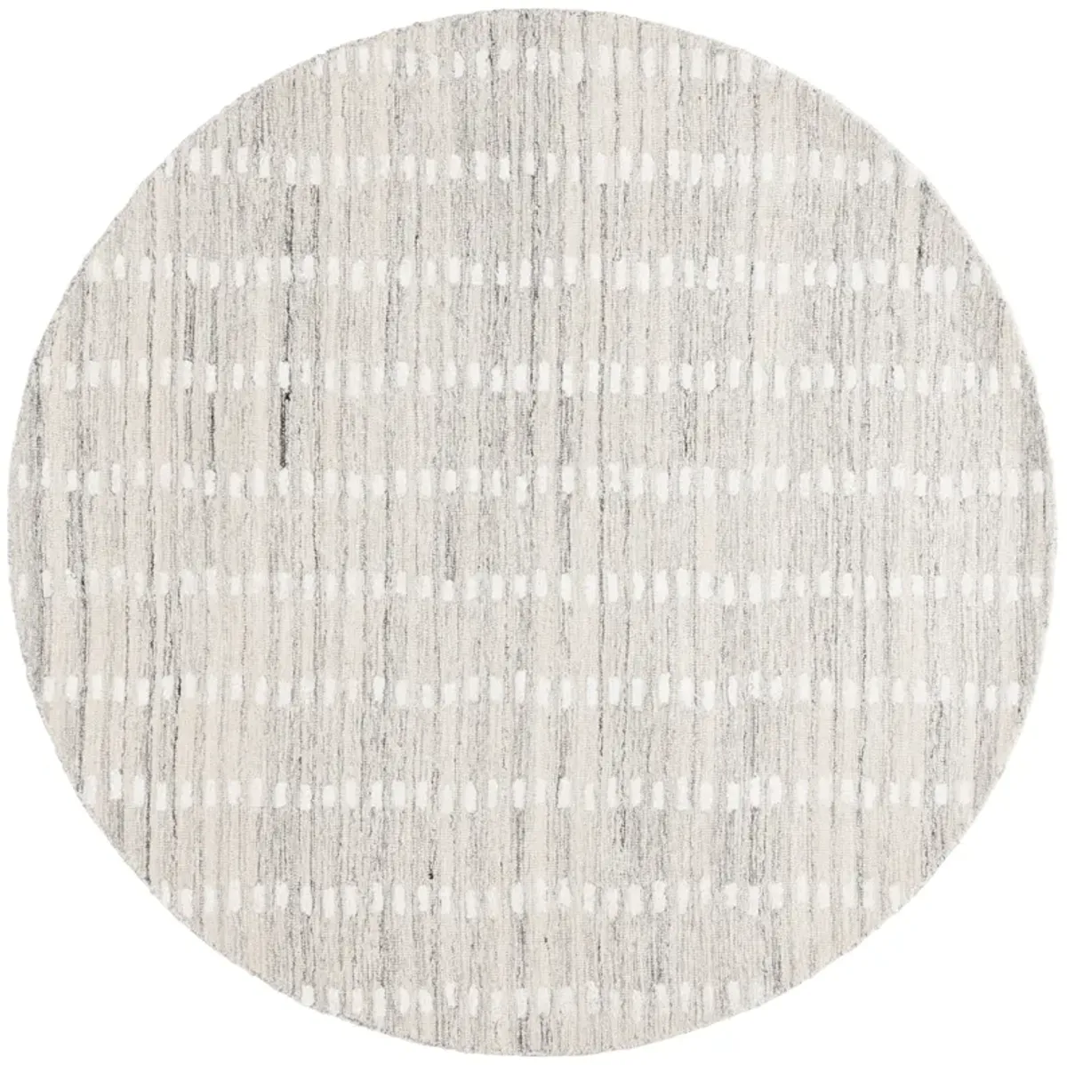 ABSTRACT Hand Tufted 6' x 6' Round area rug