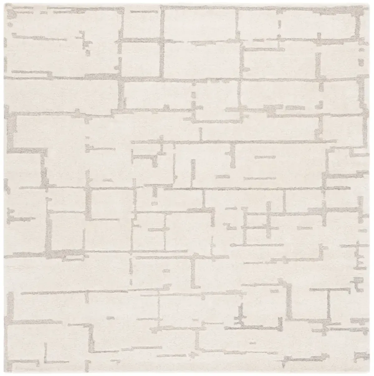 EBONY Hand Tufted 6' x 6' Square area rug