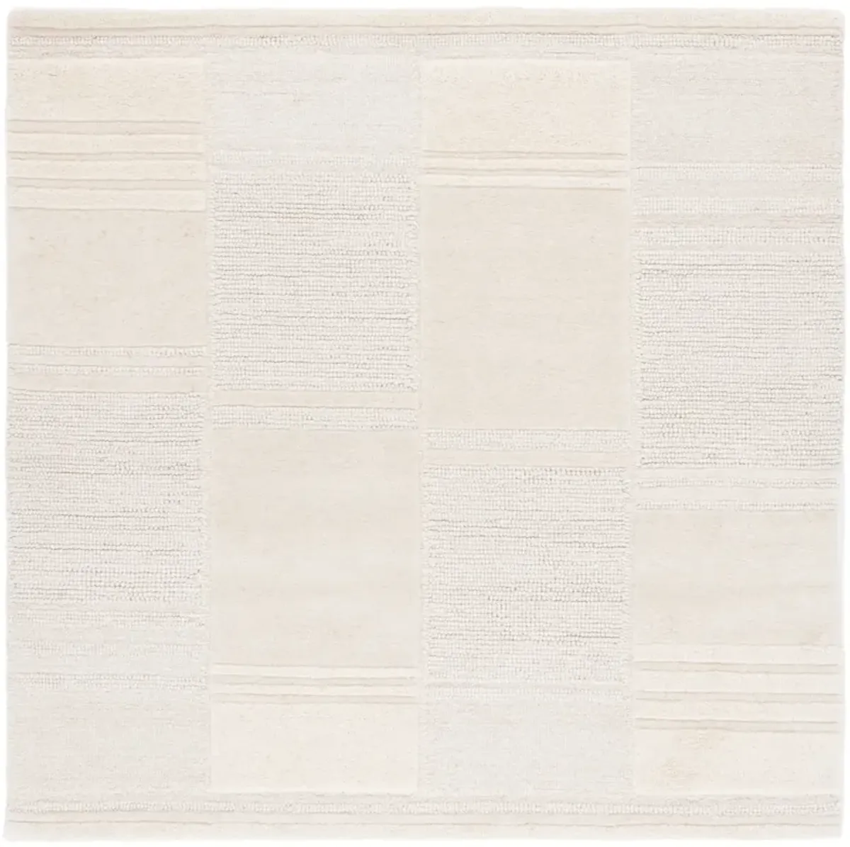 MANHATTAN 578 IVORY  6' x 6' Square Square Rug