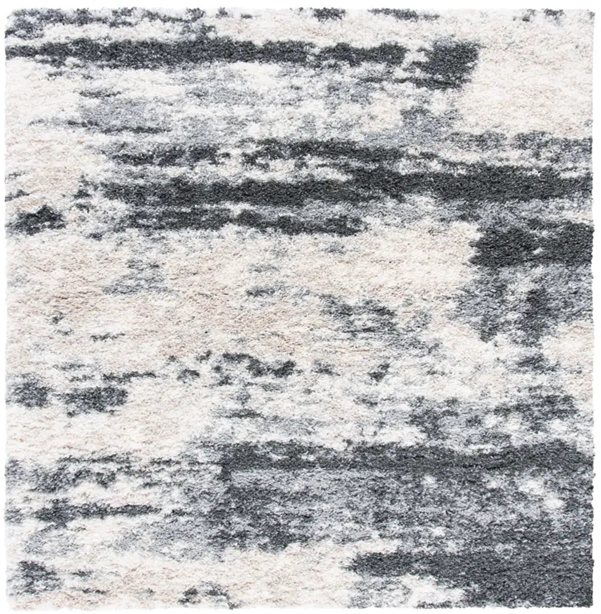 FONTANA SHAG Square Power Loomed 3' x 3'Square Rug