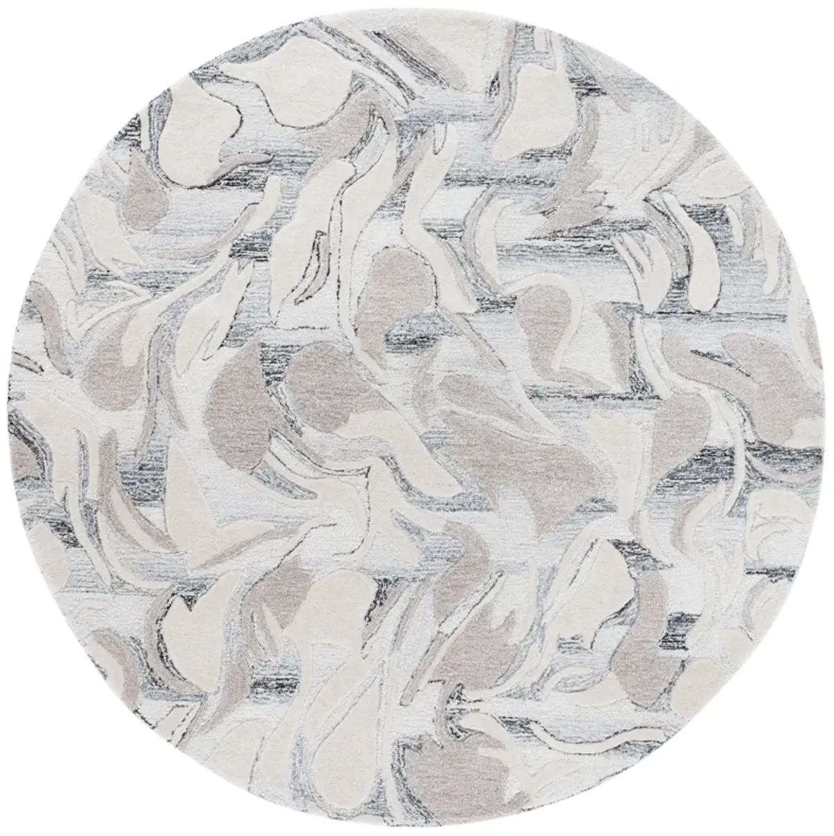 JARDIN Hand Tufted 6' x 6' Round area rug