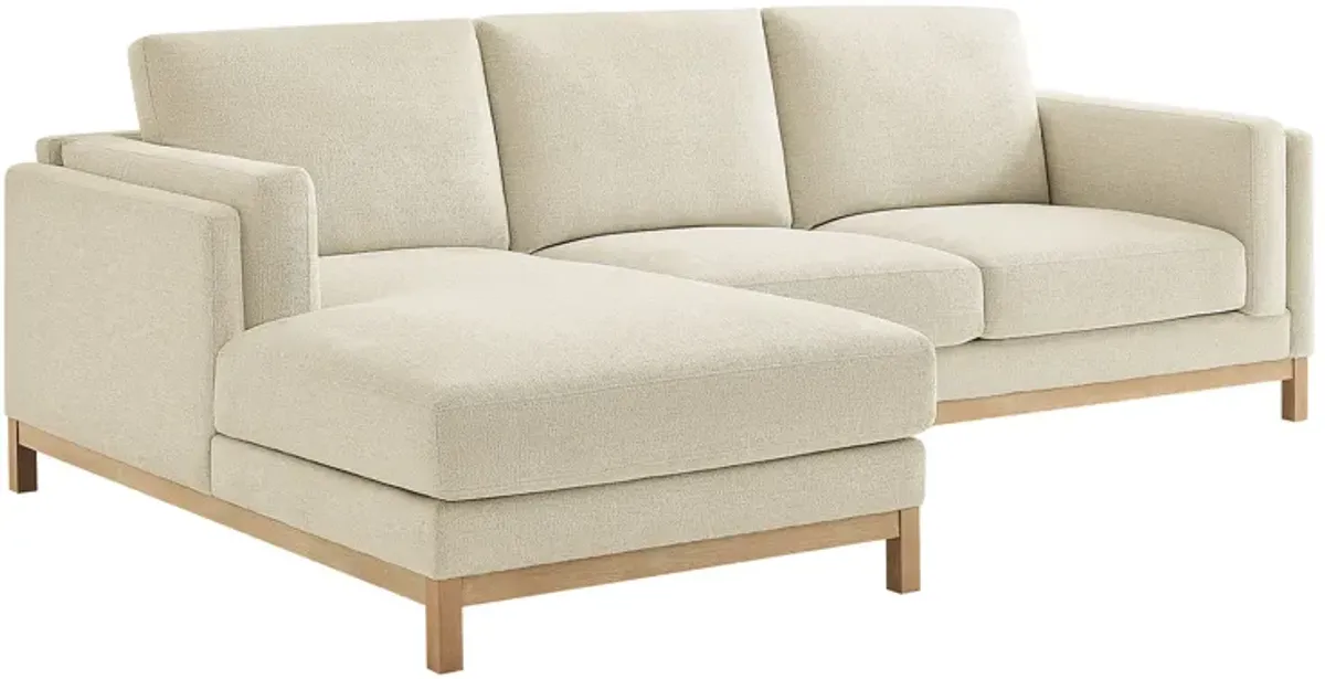 Roscoe Left-Facing Fabric Sectional Sofa with Chaise