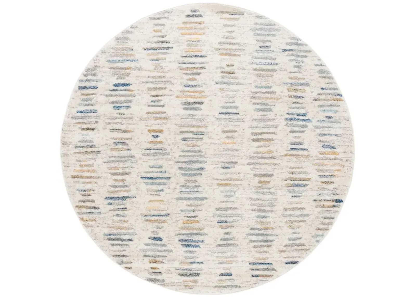 TULUM 644 BEIGE  6'-7' x 6'-7' Round Round Rug