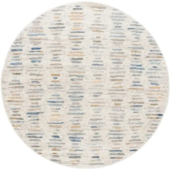 TULUM 644 BEIGE  6'-7' x 6'-7' Round Round Rug