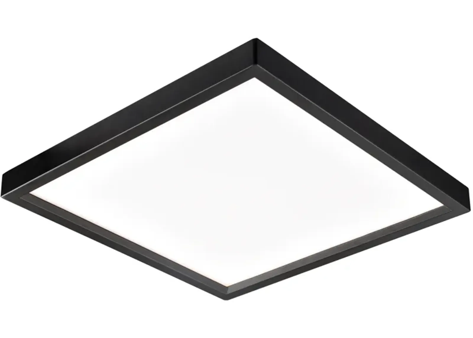 Titan 10'' Wide Integrated LED Square Flush Mount - Oil Rubbed Bronze