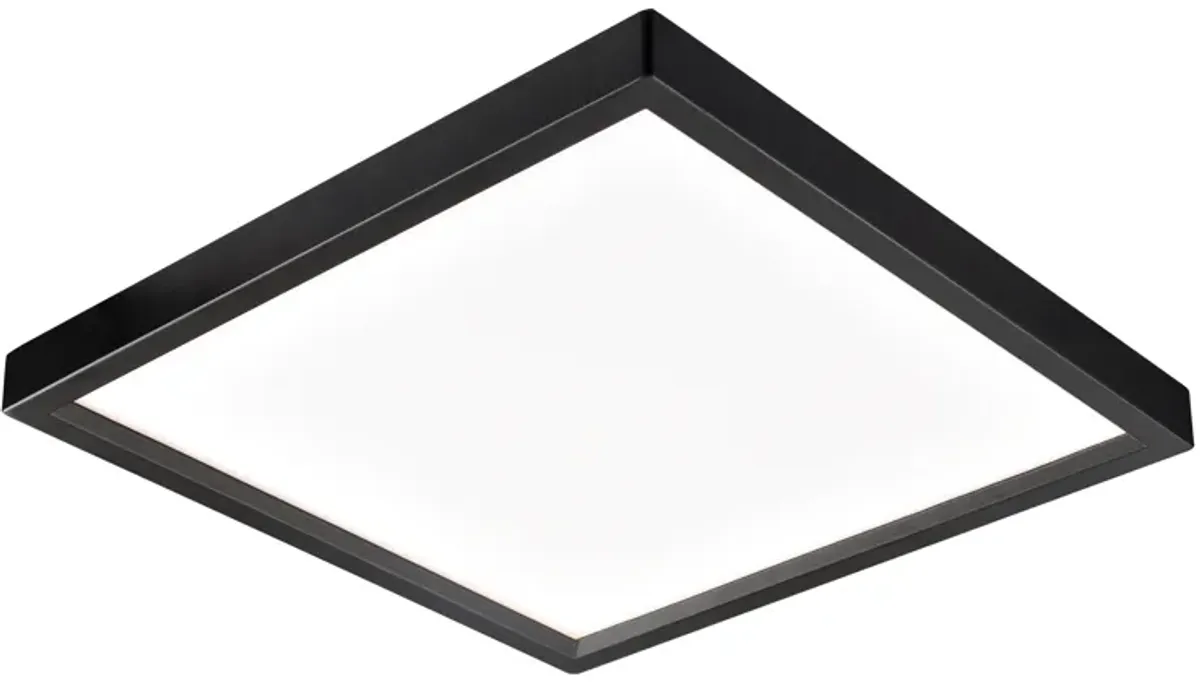 Titan 10'' Wide Integrated LED Square Flush Mount - Oil Rubbed Bronze