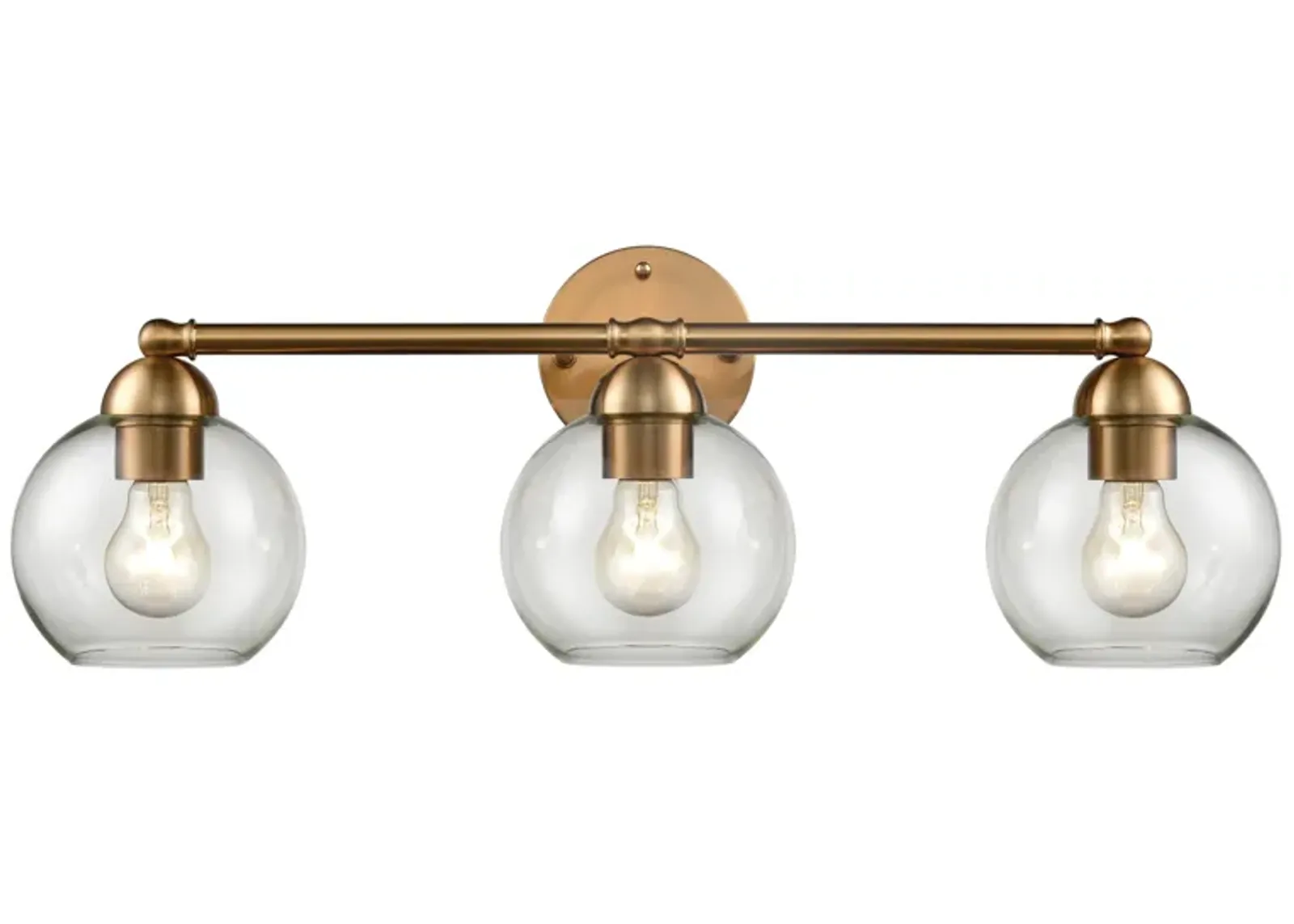 Astoria 25" Wide 3-Light Vanity Light - Satin Gold