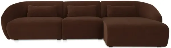 Amelia Lounge Modular Right Sectional Chestnut