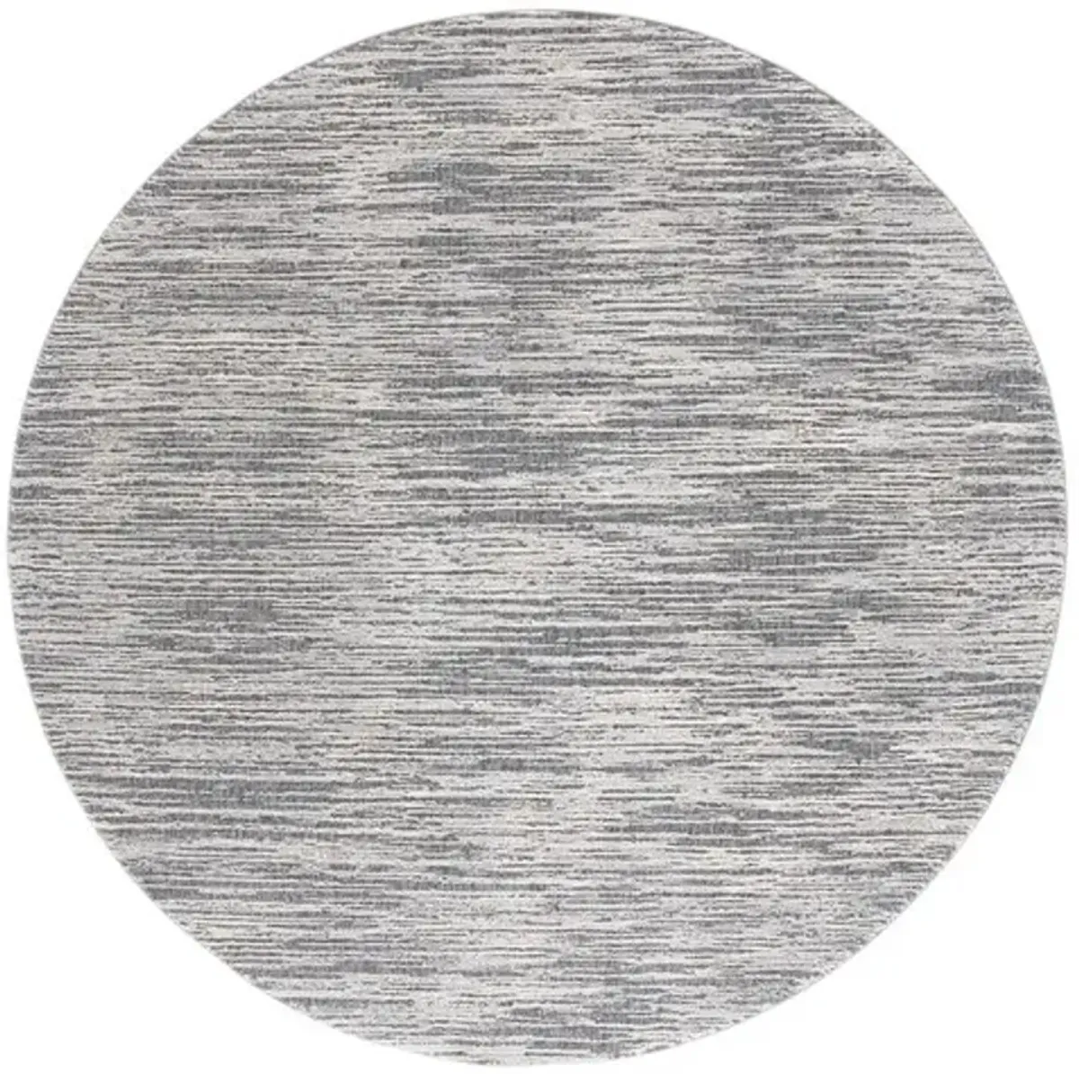 REVIVE 106 Grey 6'-7' X 6'-7' Round Round Rug