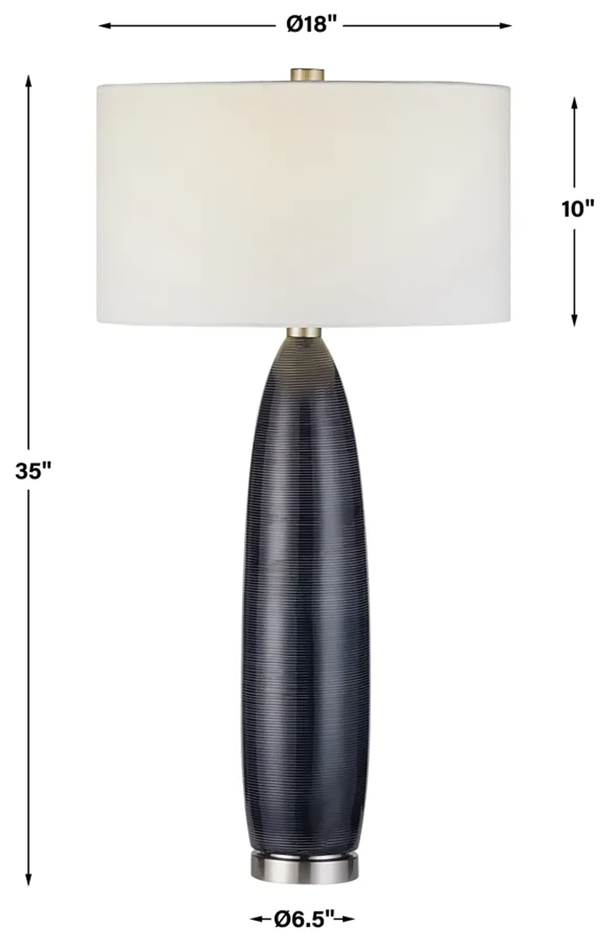 Cullen Blue Gray Table Lamp