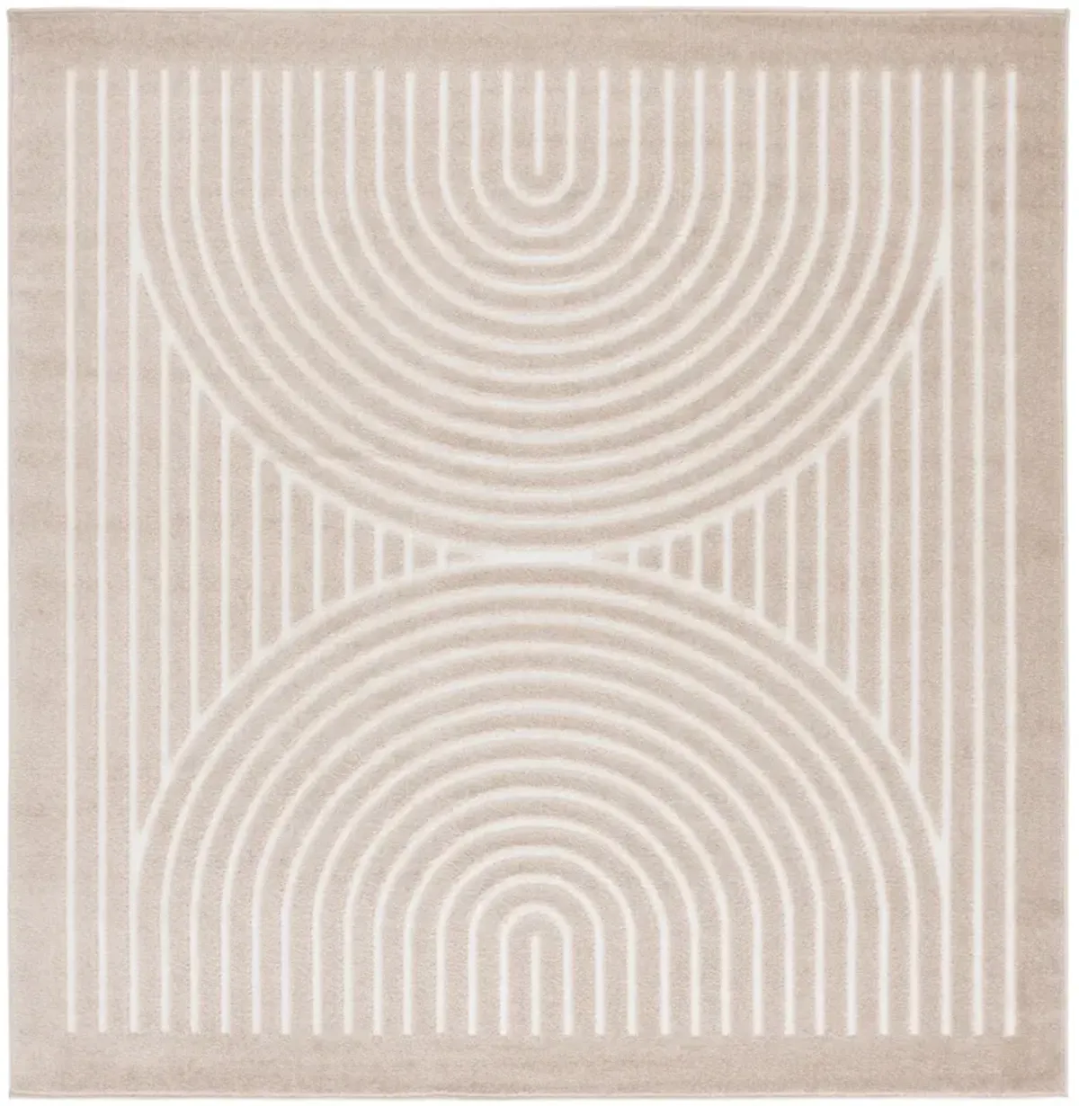 STELLA 113 BEIGE  6'-7' x 6'-7' Square Square Rug