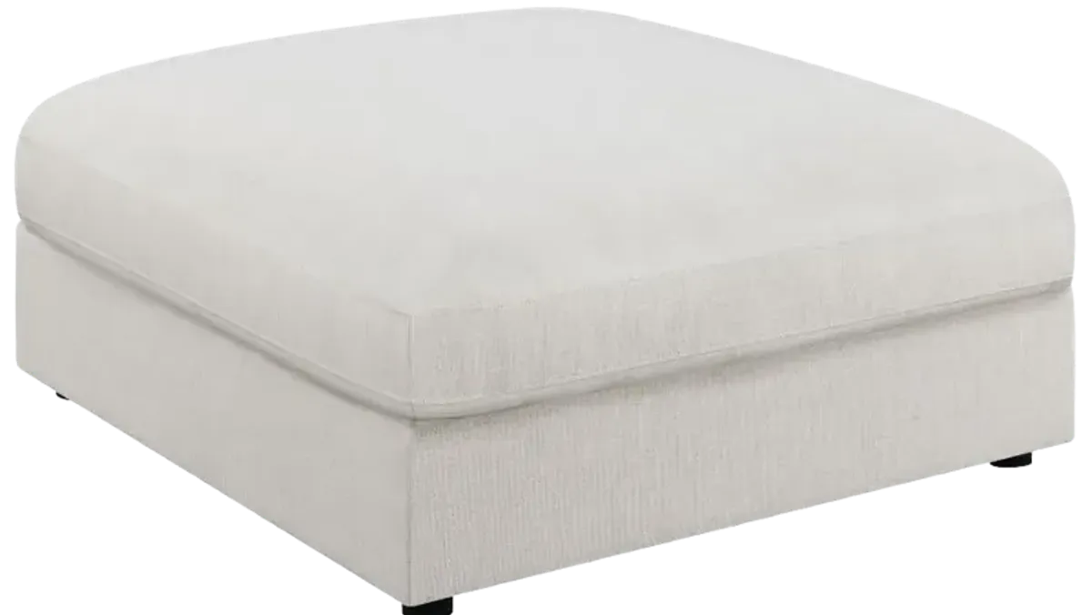 Serene Upholstered Rectangular Ottoman 