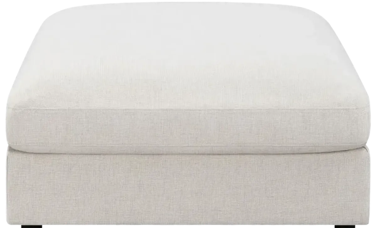 Serene Upholstered Rectangular Ottoman 