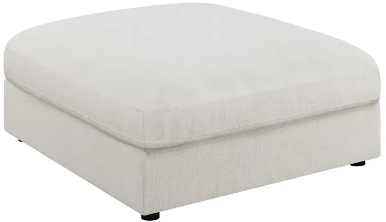 Serene Upholstered Rectangular Ottoman 