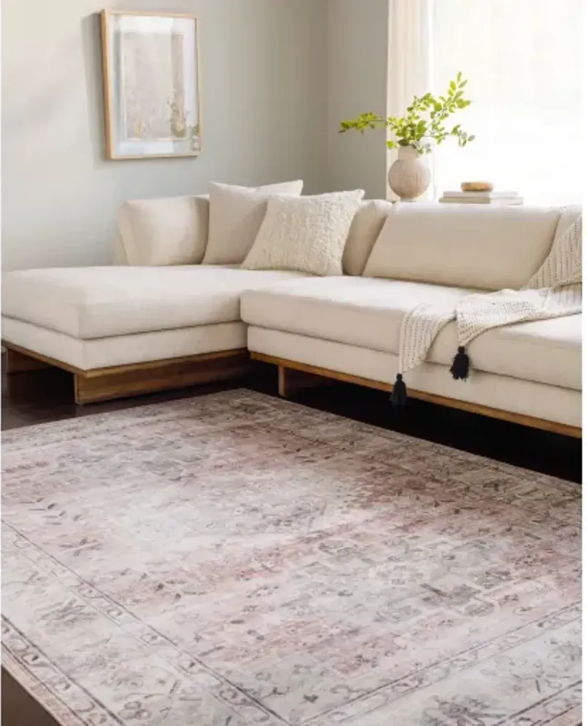 Lavable LVB-2321 2' x 2'11" Machine Woven Rug