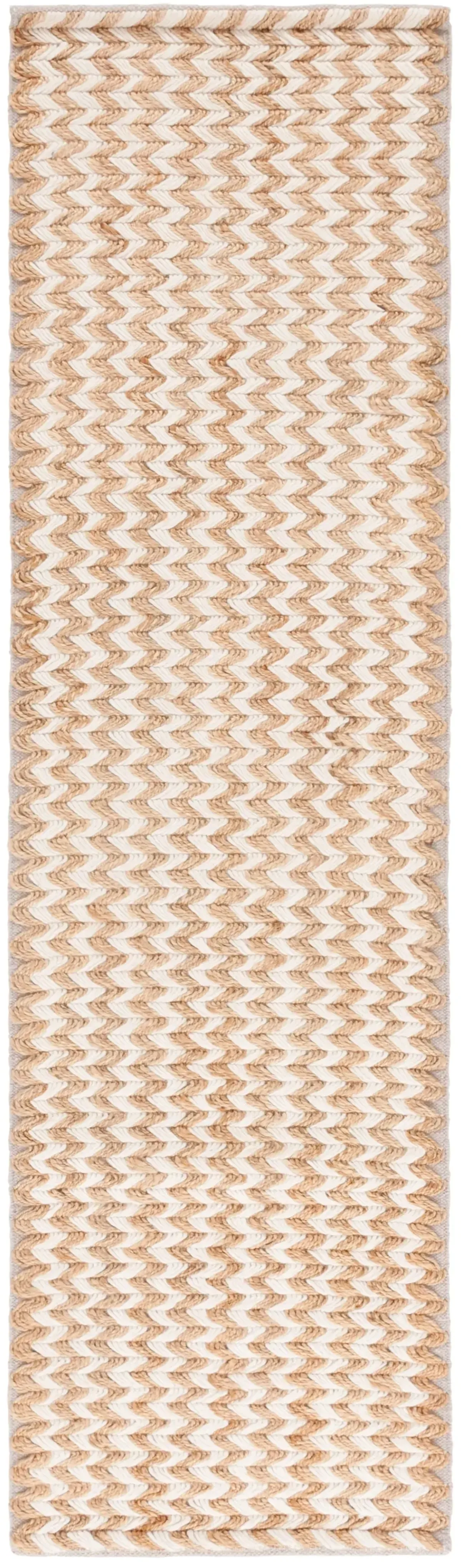 NATURAL FIBER 513 NATURAL  2'-3' x 8' Runner Rug