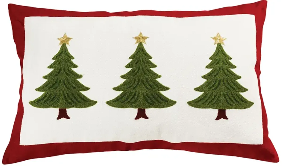 Triple Evergreen 16x26 Pillow