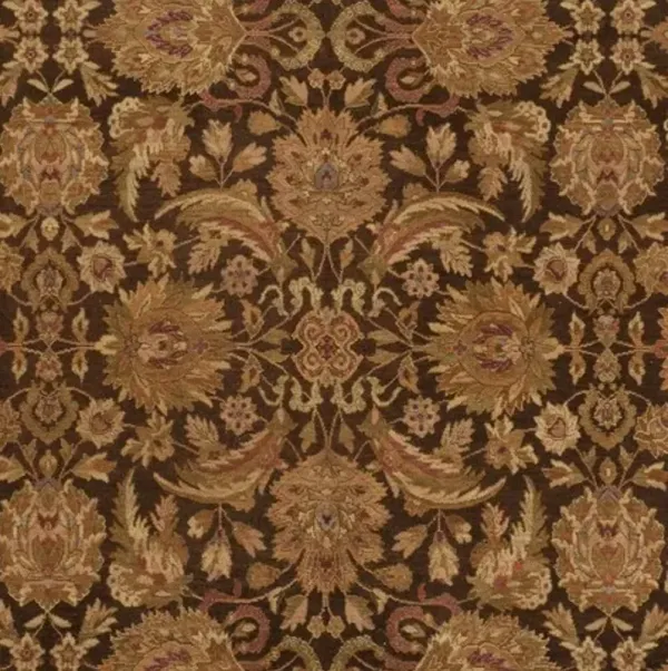 OW115 Brown 6' X 6' Square Square Rug