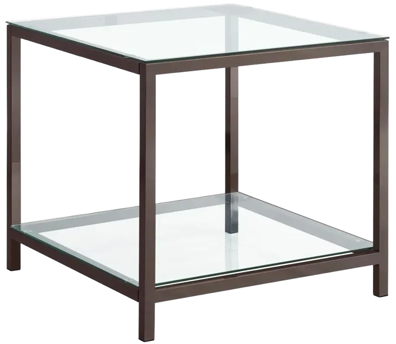 Trini End Table with Shelf