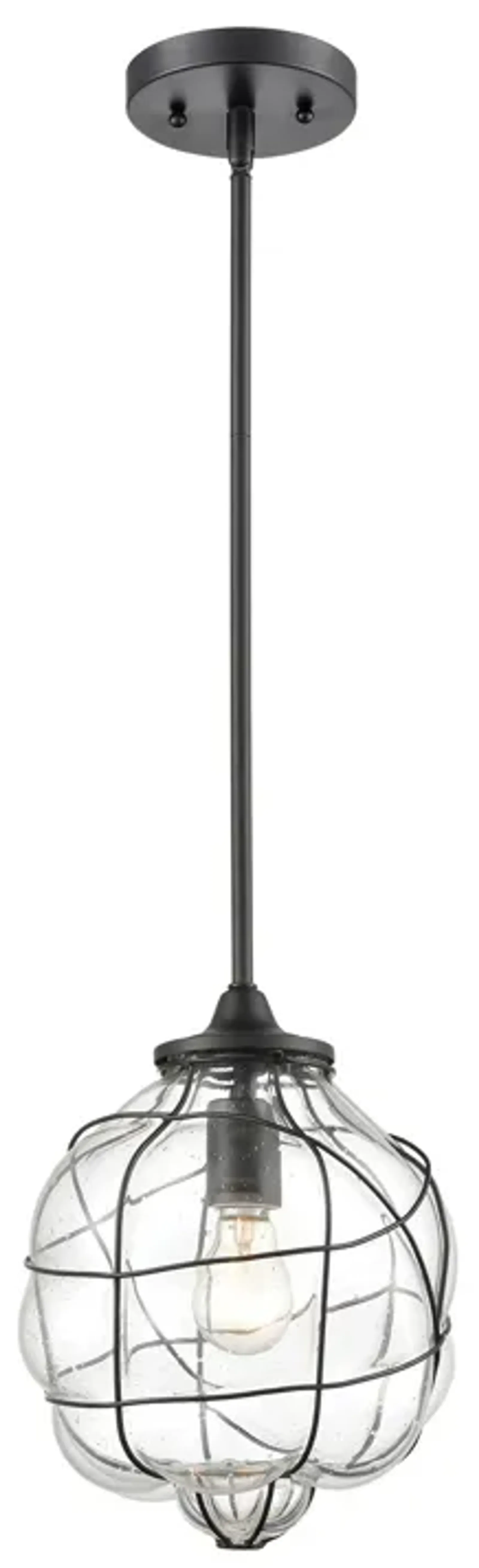 Adorn 9" Wide 1-Light Mini Pendant - Oil Rubbed Bronze