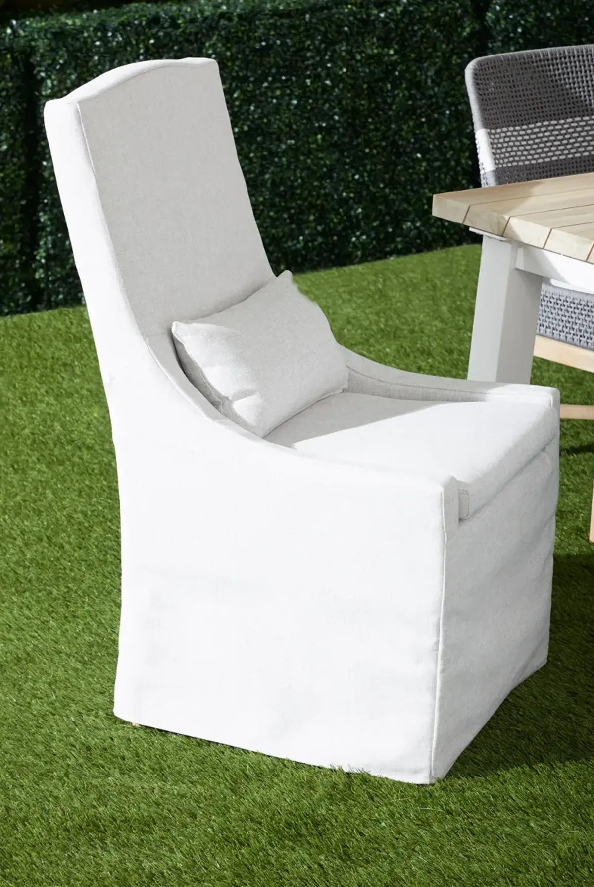 Adele Slipcover Indoor/Outdoor Dining Chair