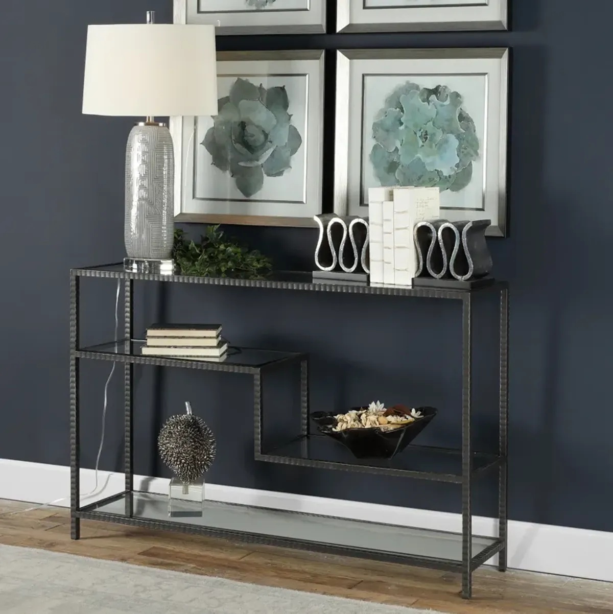 Leo Industrial Console Table