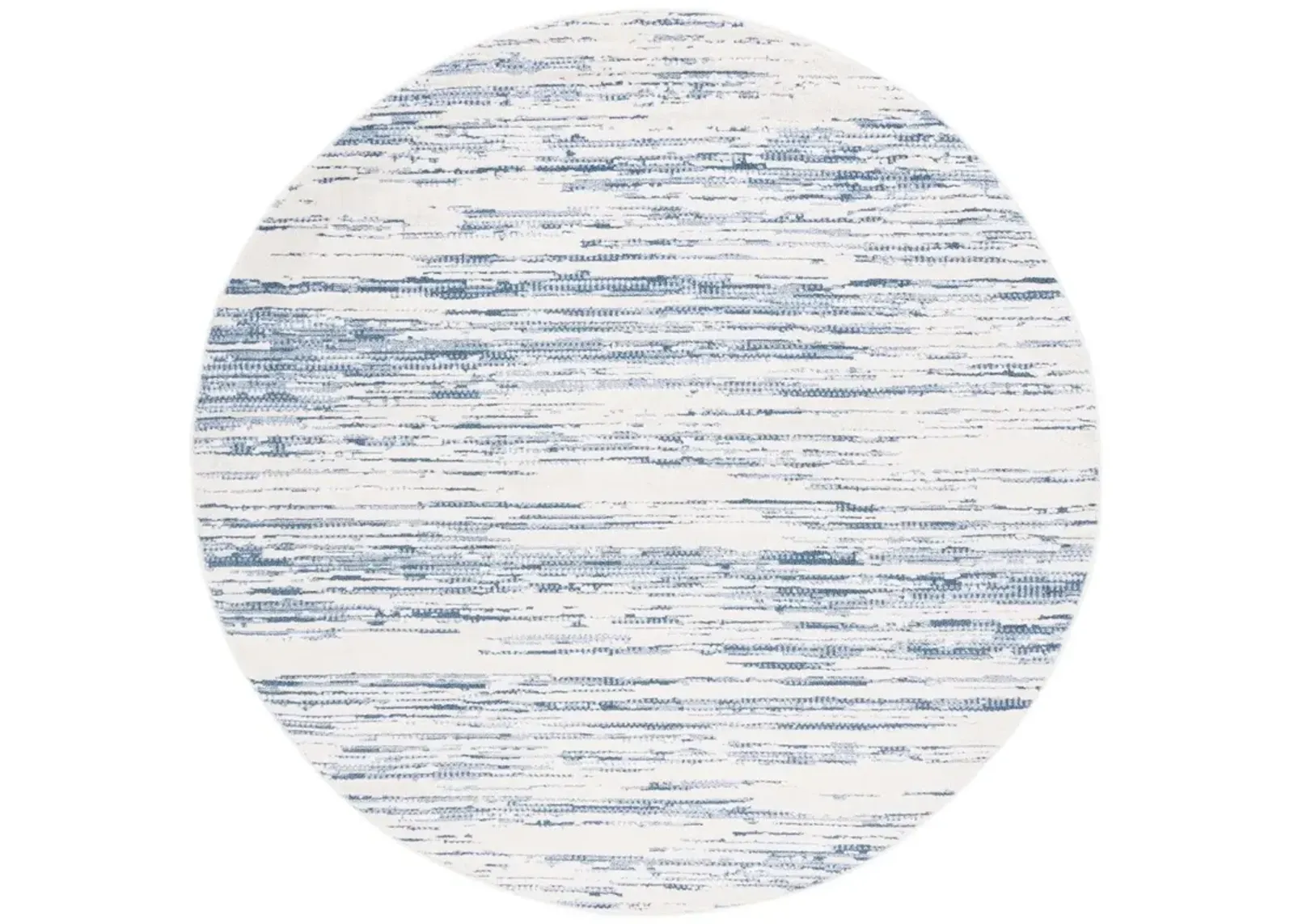 ALAMO 742 Blue 6'-7' X 6'-7' Round Round Rug