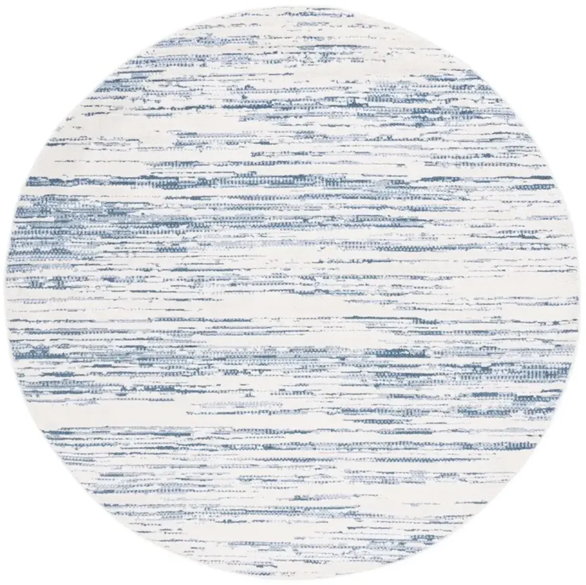 ALAMO 742 Blue 6'-7' X 6'-7' Round Round Rug